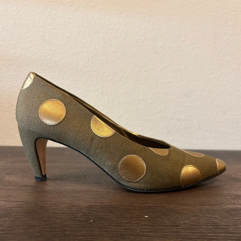 Vintage Paloma Polka Dot Heels